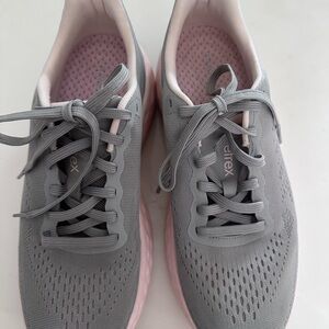 Aetrex Gray and Pink Women's Athletic Shoes